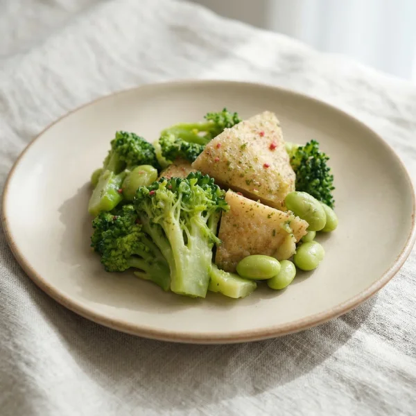 じゃがいもとブロッコリーバジルサラダ