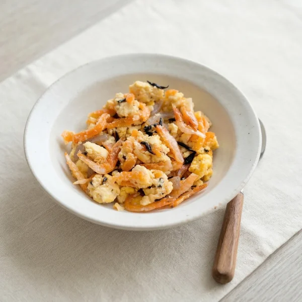 具だくさん炒り豆腐