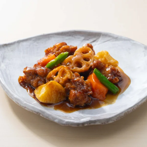 大戸屋　鶏肉と野菜の黒酢あん