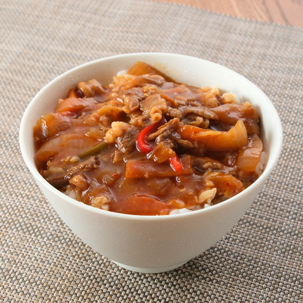 甘辛だれのプルコギ丼の具