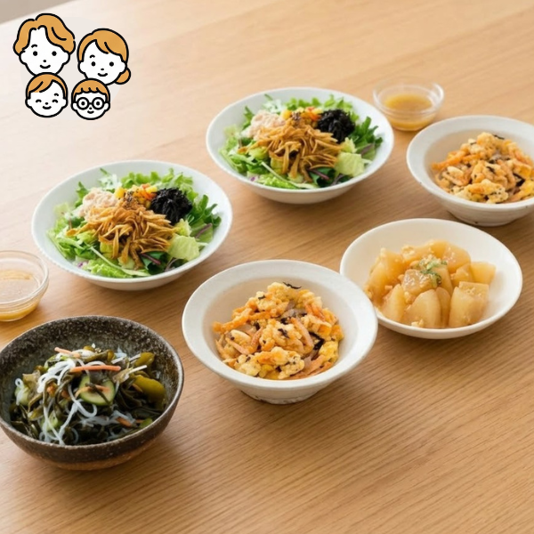 揚げごぼうサラダの和風副菜セット (ファミリー)
