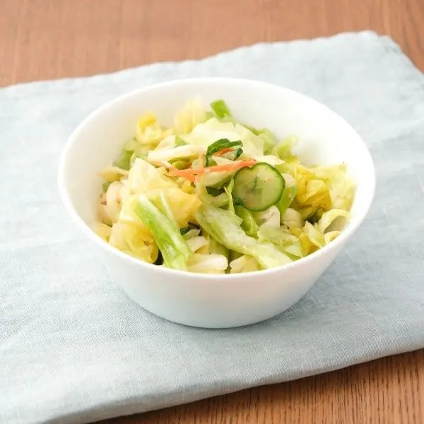 バリバリ食べる！おつまみキャベツ＊