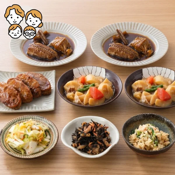 ほっけとつくねの和風主菜・副菜セット (ファミリー)