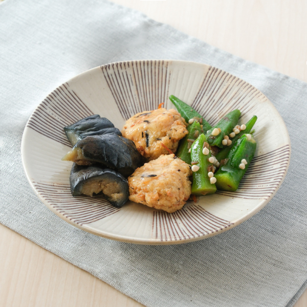 自家製がんもと夏野菜の盛り合わせ