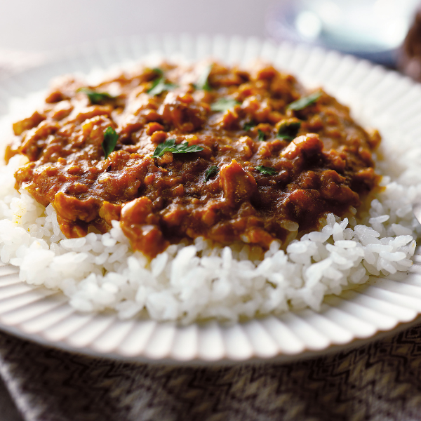 スパイスの香り引き立つ キーマカレー