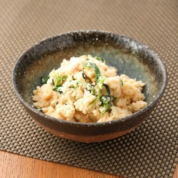 国産大豆のおからを使った卯の花＊