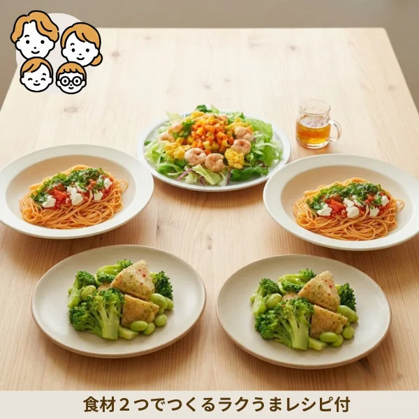 海老マヨサラダとカッペリーニの副菜セット (ファミリー)