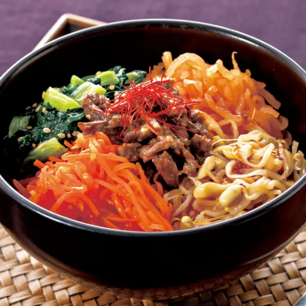 １／３日分の野菜が摂れるビビンバ丼