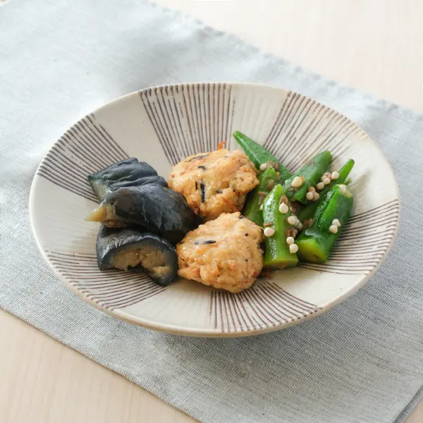 自家製がんもと夏野菜の盛り合わせ