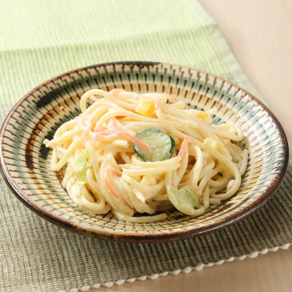 ６種野菜とハムのスパゲティサラダ
