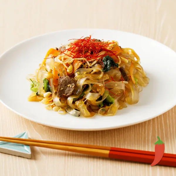 国産牛肉ともちもち春雨のチャプチェ