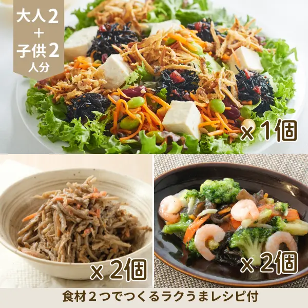 和風サラダの副菜セット (4人分)