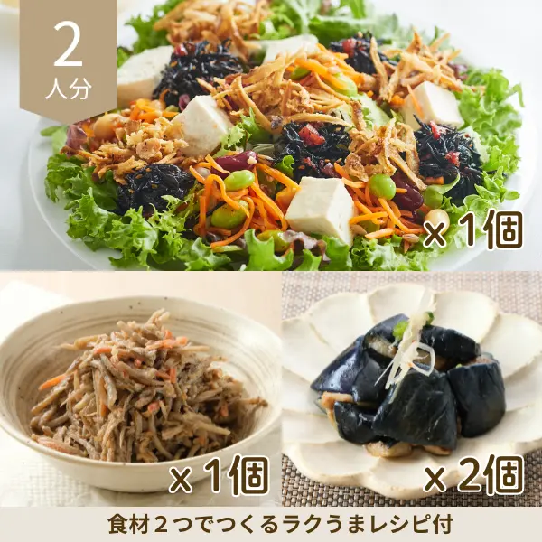 和風サラダの副菜セット (2人分)