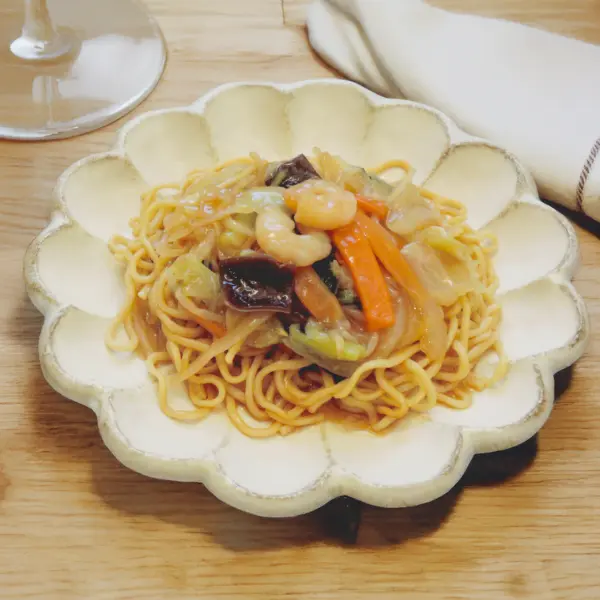 １/３日分野菜のあんかけ焼きそば