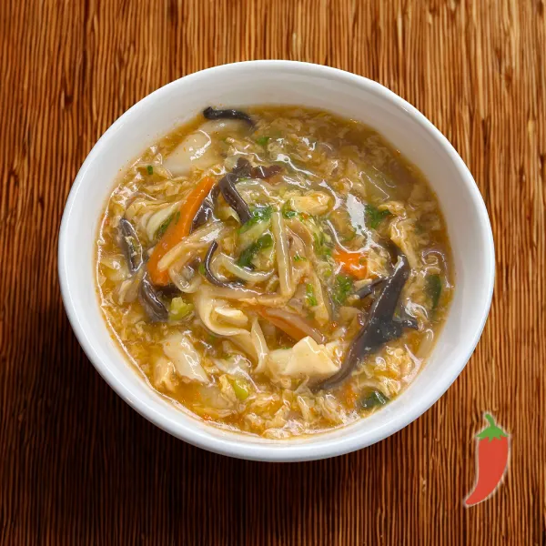 花椒香る！旨辛酸辣湯麺（刀削麺）