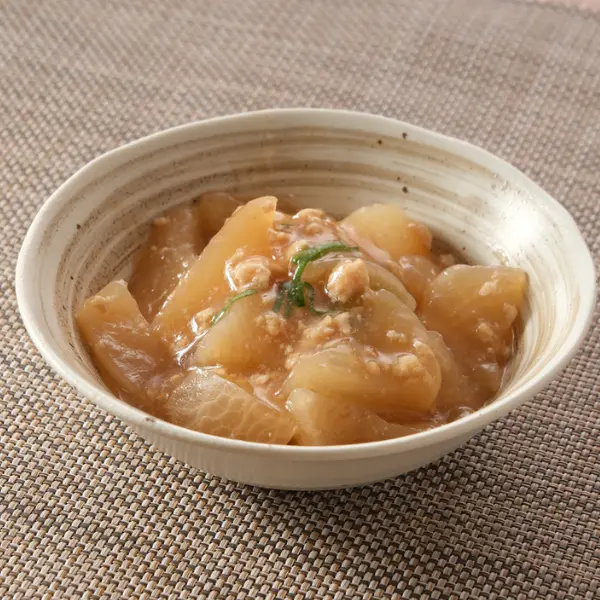 生姜香る大根と鶏そぼろ餡